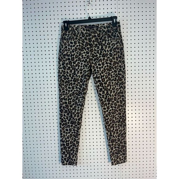 Veronica Beard leopard print jeans